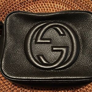 Gucci Black Soho Leather Crossbody Bag (authentic)